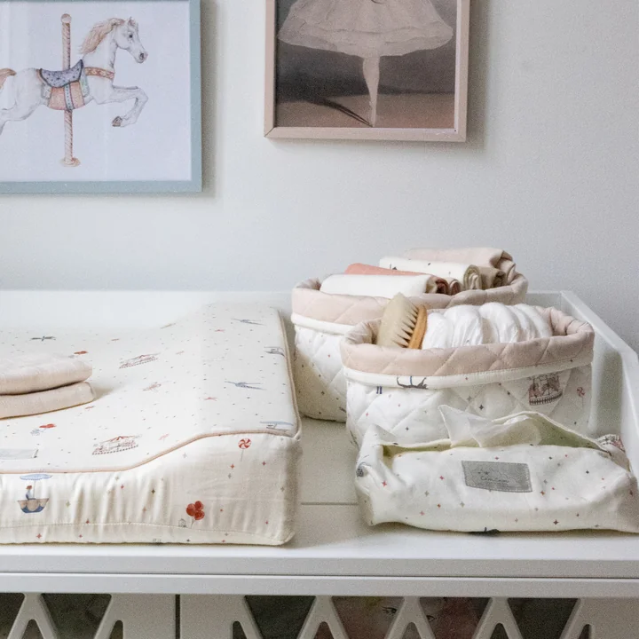 Cam Cam Copenhagen - Gewatteerde opbergmanden, carousel (set van 2)