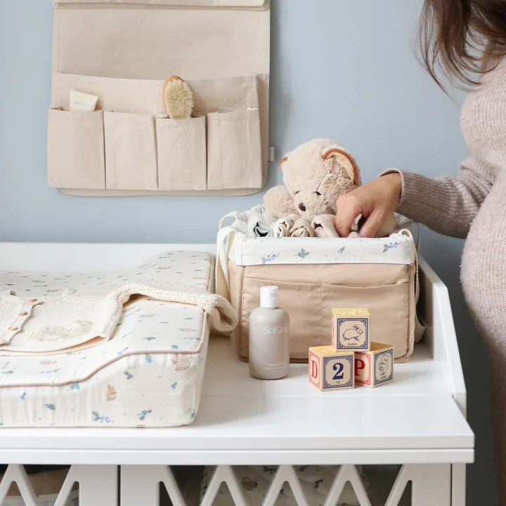 Cam Cam Copenhagen - Draagtas voor luiers, bosbessen