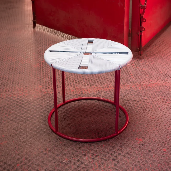 Acapulco Design - The Side Table, ICDMX_1, blauw / bordeaux rood