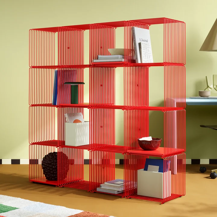 Montana - Panton Wire Plank / bijzettafel 34,8 cm, rozenbottel