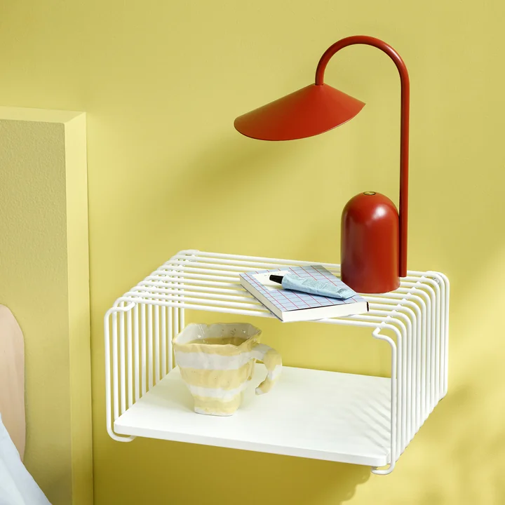 Montana - Panton Wire Halfhoge plank 25,7 cm, snow