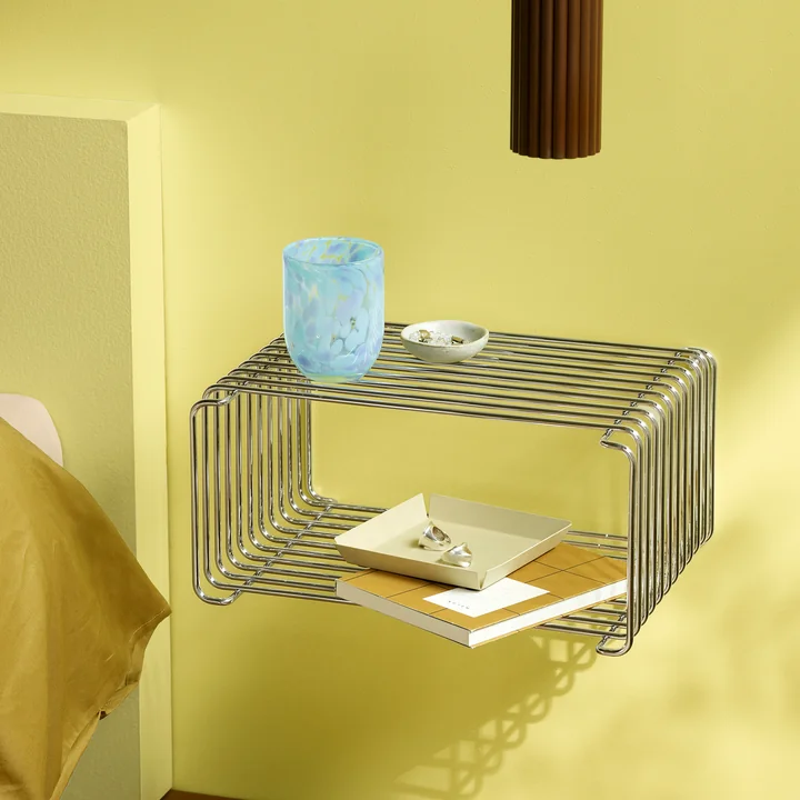 Montana - Panton Wire Halfhoog Plankje 25,7 cm, chroom