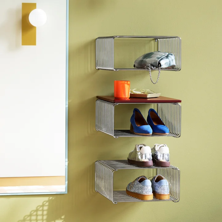 Montana - Panton Wire Halfhoog Plankje 34,8 cm, chroom