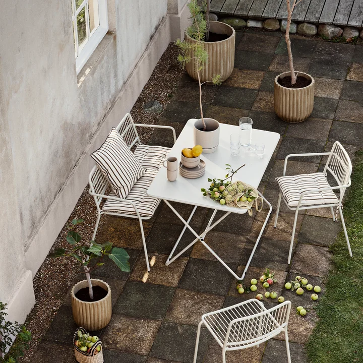 Broste Copenhagen - Fiber Plant potten, antiek beige