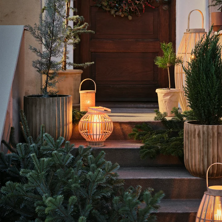 Broste Copenhagen - Fiber Plant potten, antiek beige