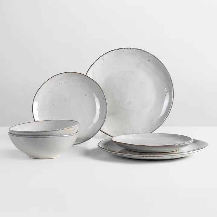 Broste Copenhagen - Nordic Sand Bestekset, zand (6 stuks)