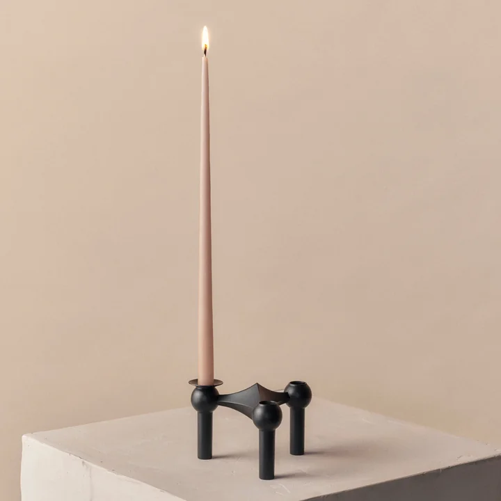 Stoff Nagel - Manchet kandelaar, zwart