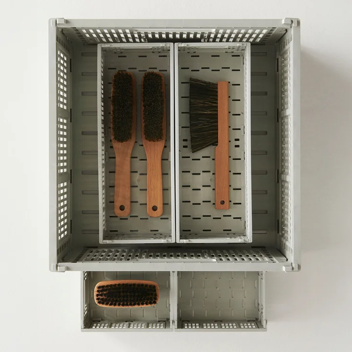 HAY - Colour Crate manden, grijs