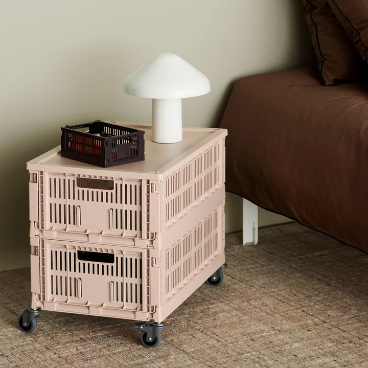 HAY - Colour Crate Mand L, 53 x 34,5 cm, powder, gerecycled