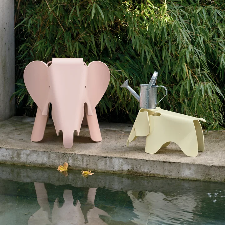 Vitra - Eames Elephant RE, pale rose en canary