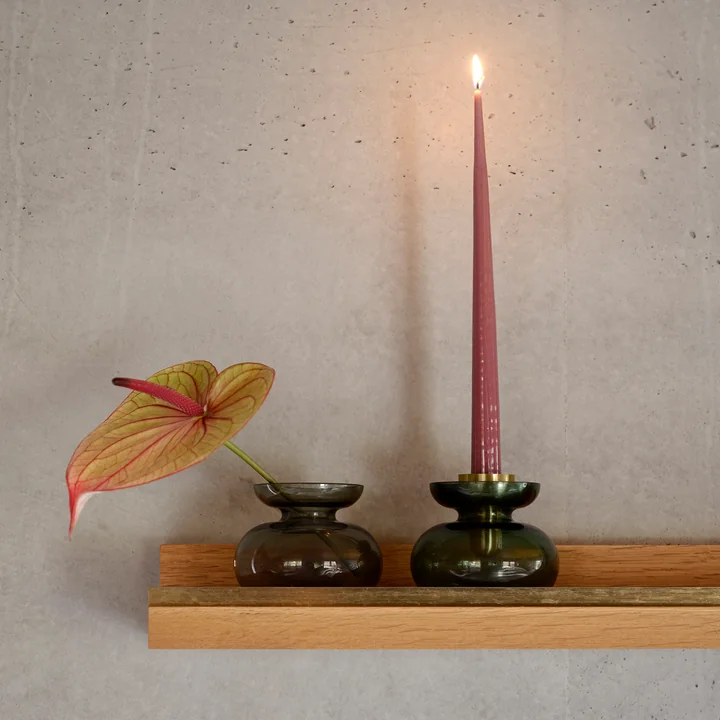 Zone Denmark - Inu vaas/kandelaar, smoked grijs