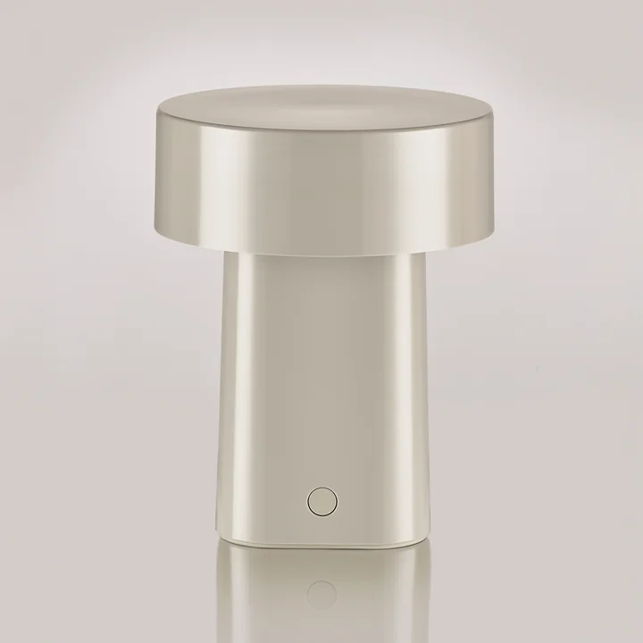 Zone Denmark - Langwerpig oplaadbaar LED-lampje, warm grijs