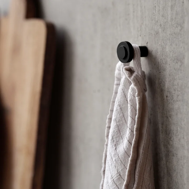 Zone Denmark - Sensu Kapstokhaak Ø 2,5 cm, zwart