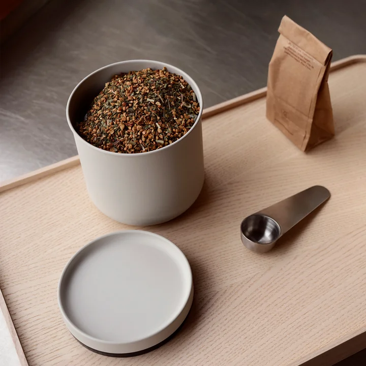 Zone Denmark - Singles Koffieblik met lepel, warm grijs