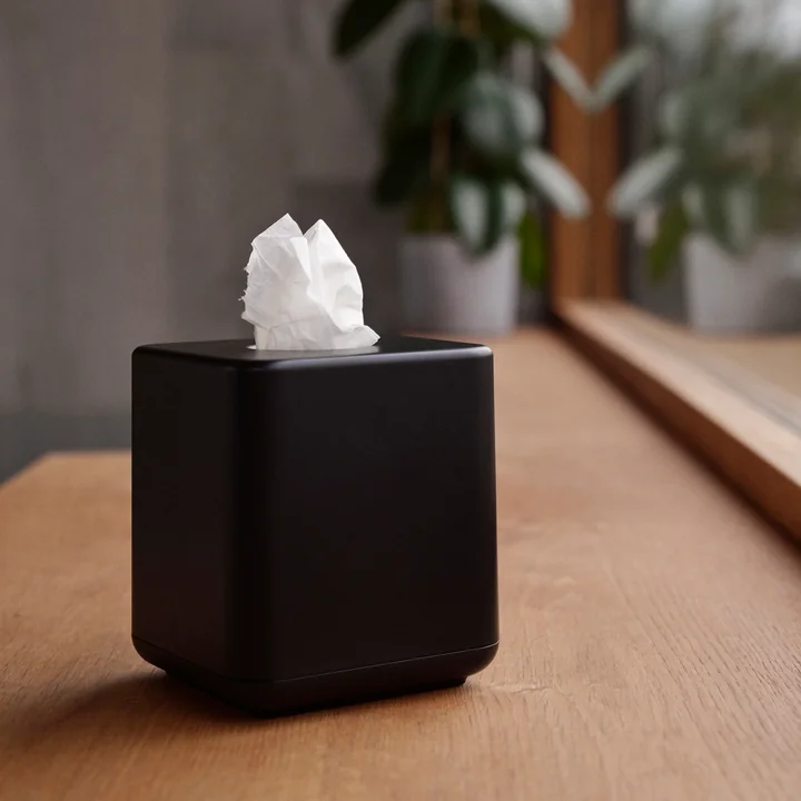 Zone Denmark - Ume Zakdoekdoos, 13 x 13 x 15,1 cm, zwart
