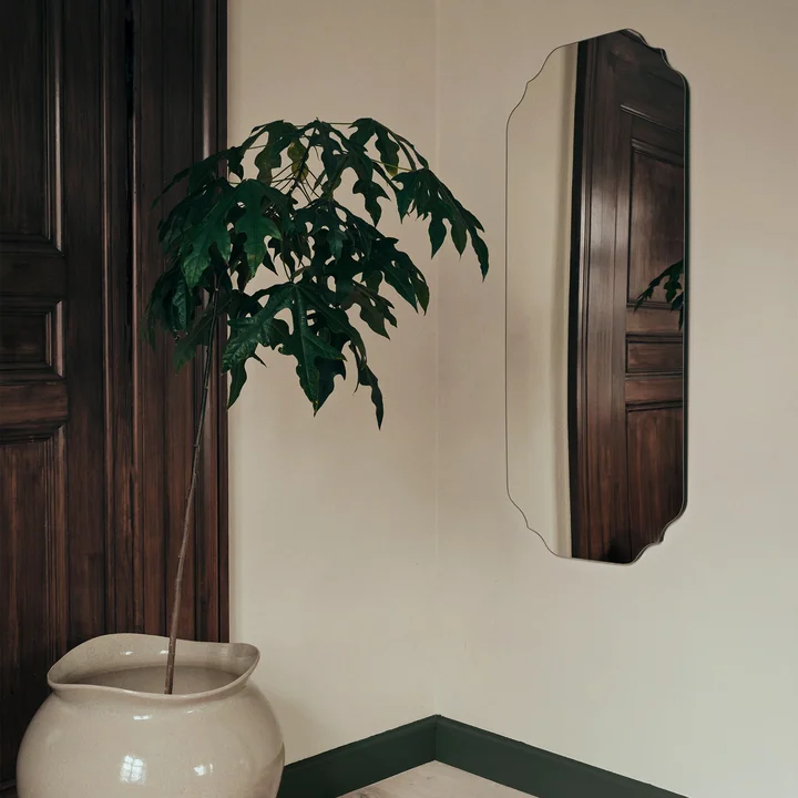 Broste Copenhagen - Lulu Wandspiegel, 50 x 120 cm, zwart