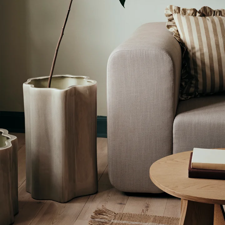 Broste Copenhagen - Sonja Plantenbak, H 55 cm, grijs