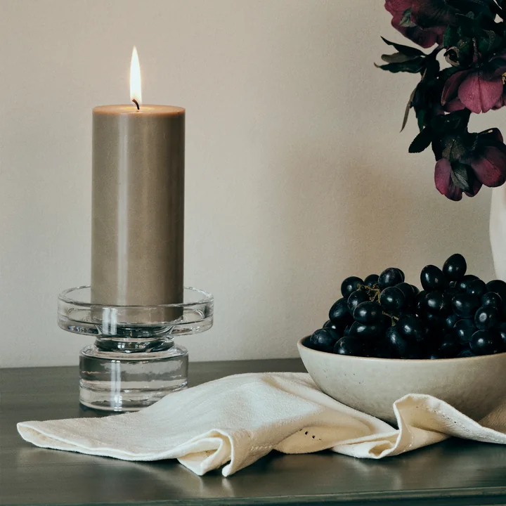 Broste Copenhagen - Petra Kandelaar, Ø 11 x H 8 cm, helder