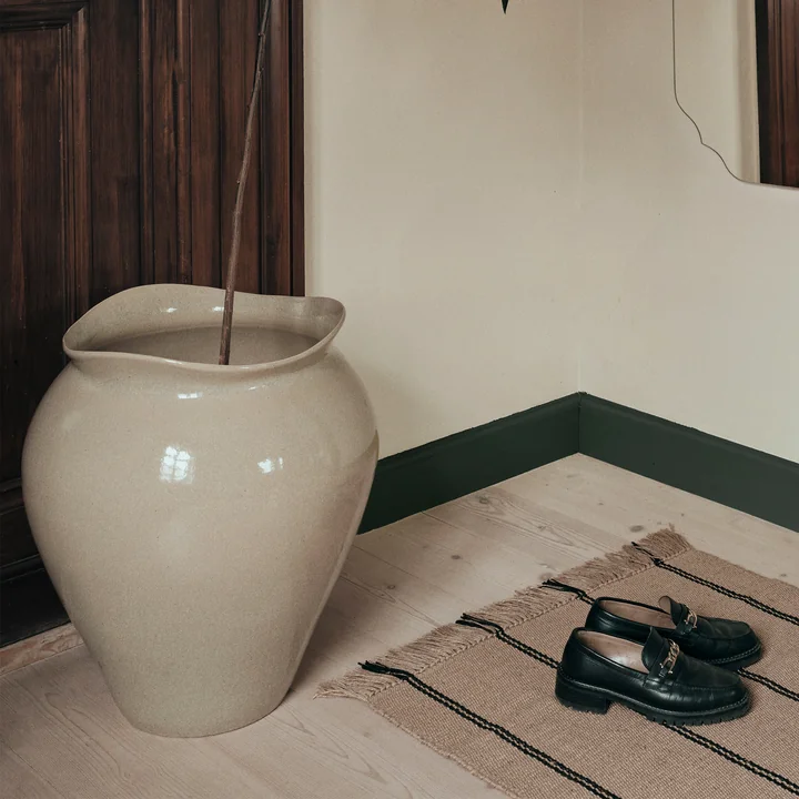 Broste Copenhagen - Florentina vaas, Ø 33 cm x H 44 cm, beige