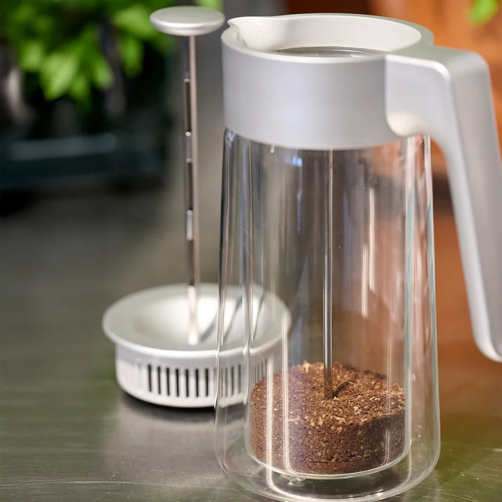 Jacob Jensen - Persfilterkan, 0,8 l, zilver