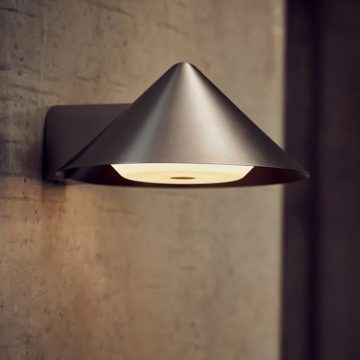 Frandsen - Grasp LED oplaadbare wandlamp, geborsteld roestvrij staal