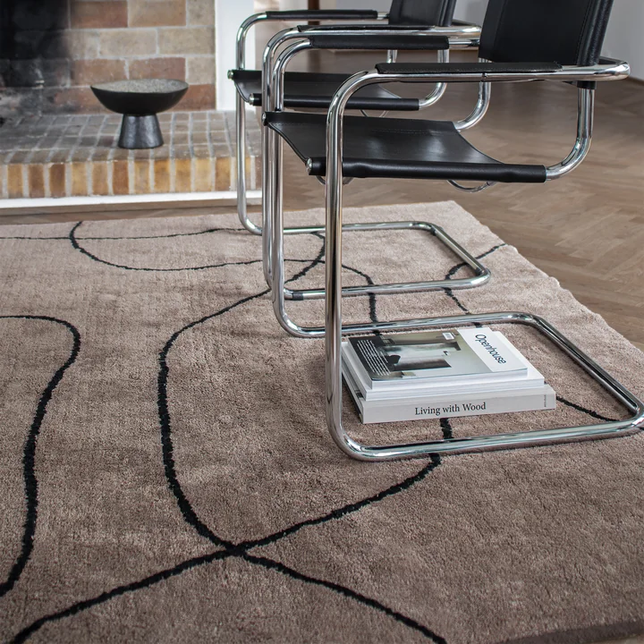 Mette Ditmer - Shadow Vloerkleed, 140 x 200 cm, bruin