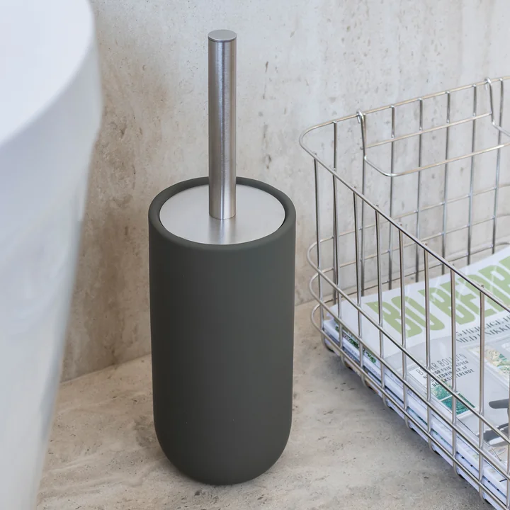 Mette Ditmer - Lotus Play Toiletborstel, donker olijf