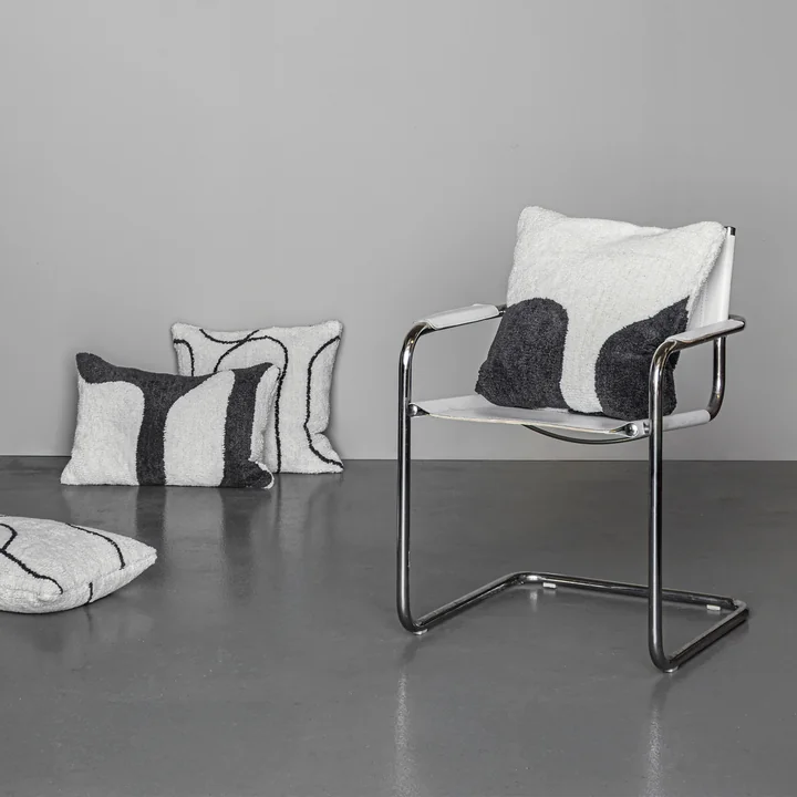 Mette Ditmer - Figura Getufte kussenhoes, off-white