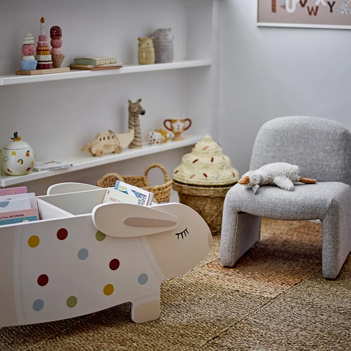 Bloomingville Mini - Cillie mand met deksel