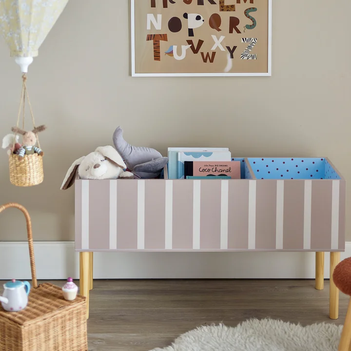 Bloomingville Mini - Salam boekenstandaard, bruin