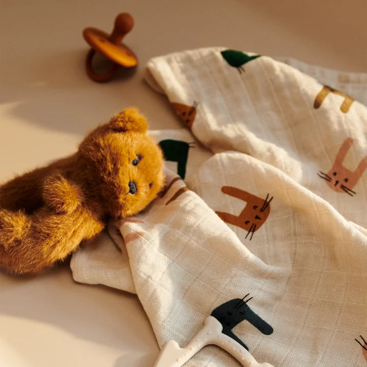 LIEWOOD - Binnie teddybeer klein, goud karamel