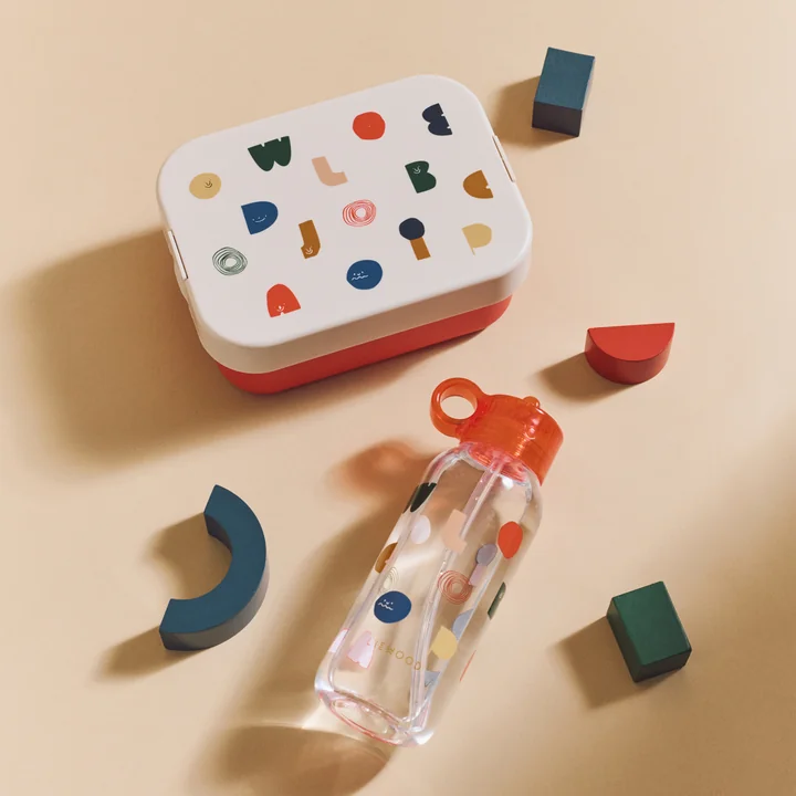 LIEWOOD - Chelsey lunchtrommelset, 500 ml, karakters / zandkleurig