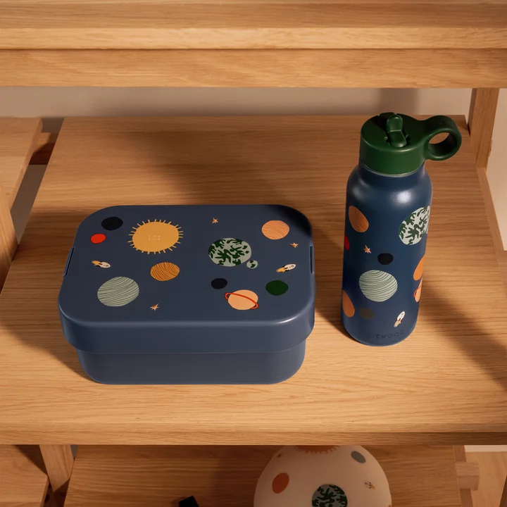 LIEWOOD - Chelsey lunchtrommelset, 500 ml, Universe / classic navy
