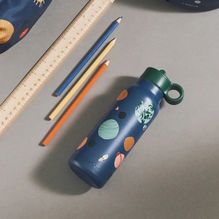 LIEWOOD - Falk waterfles, 350 ml, Universe / classic navy