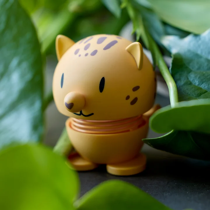 Hoptimist - Zacht luipaard, klein, geel