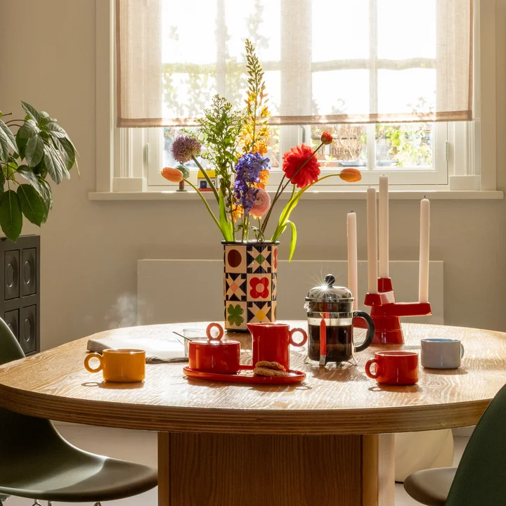 en klevering - Patch Vaas