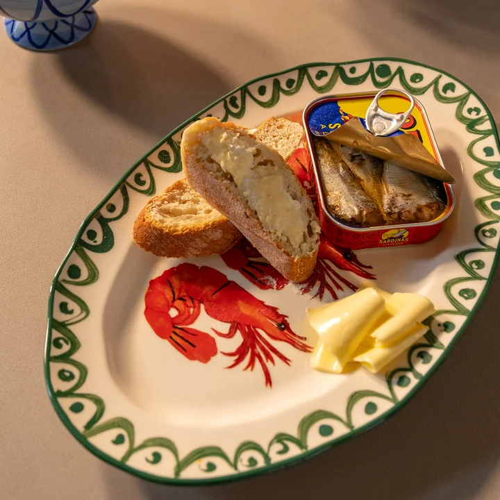 en klevering - Sirène serveerplateau