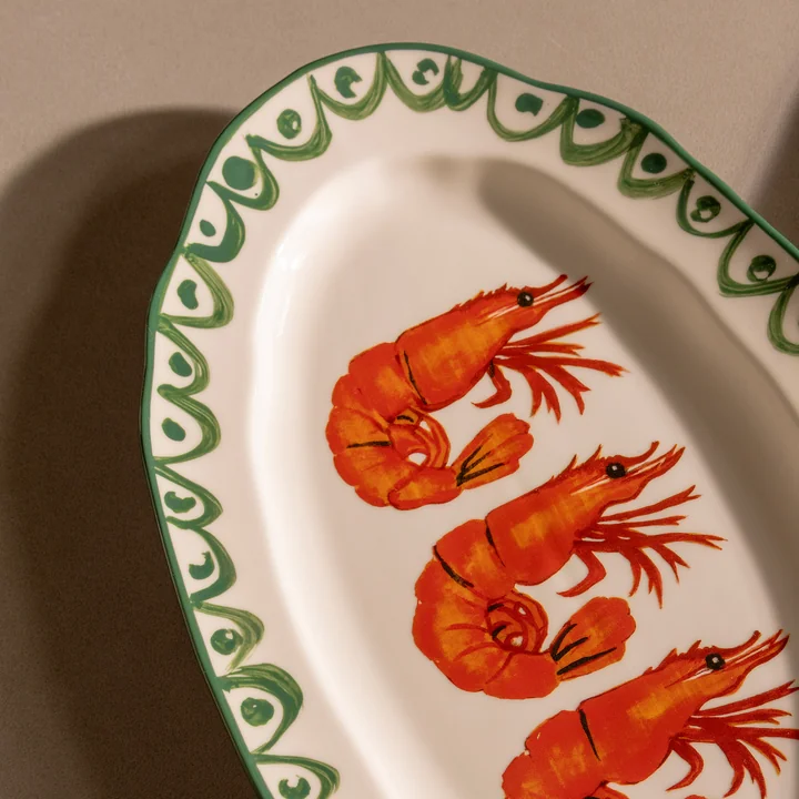 en klevering - Sirène dienblad