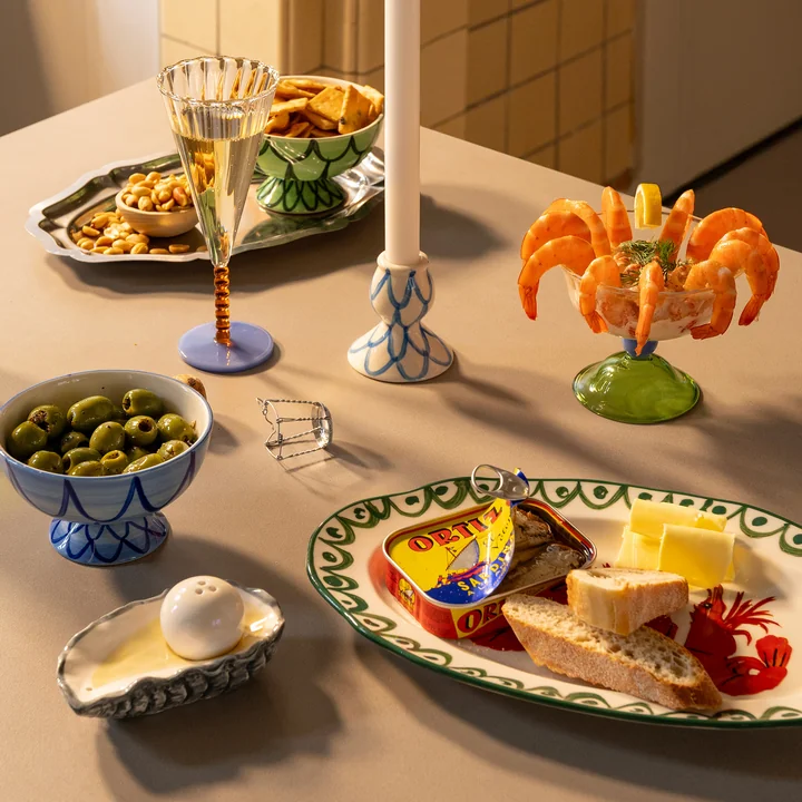 en klevering - Sirène dienblad