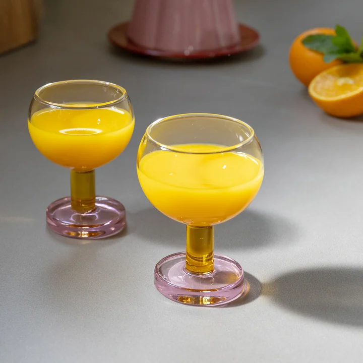 en klevering - Cantine Coupe glas