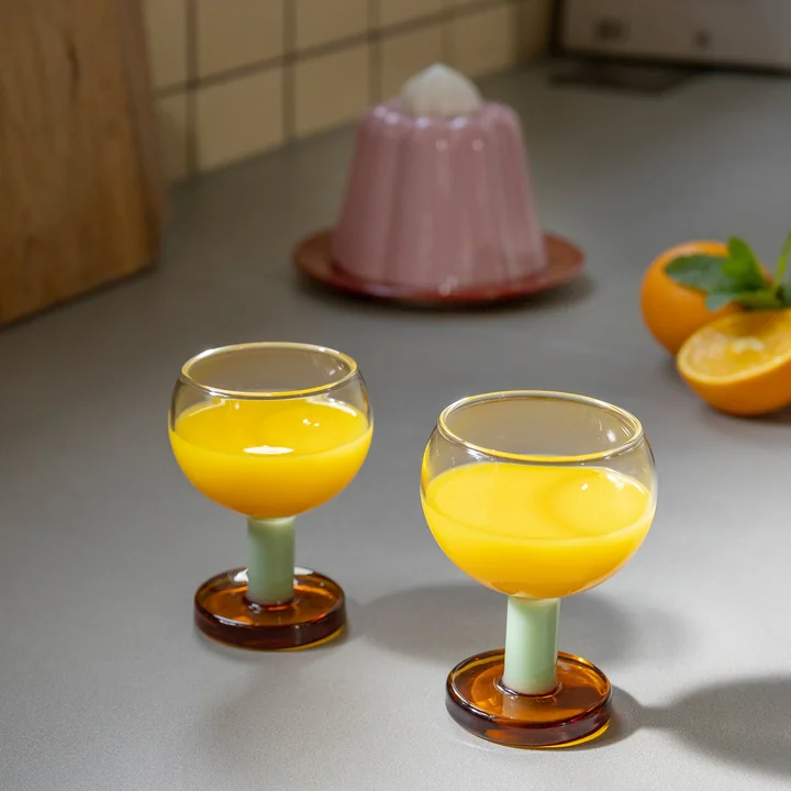 en klevering - Cantine Coupe glas