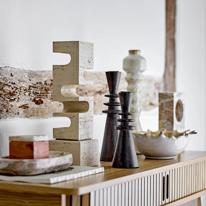 Bloomingville - Armel Kaarshouder, zwart