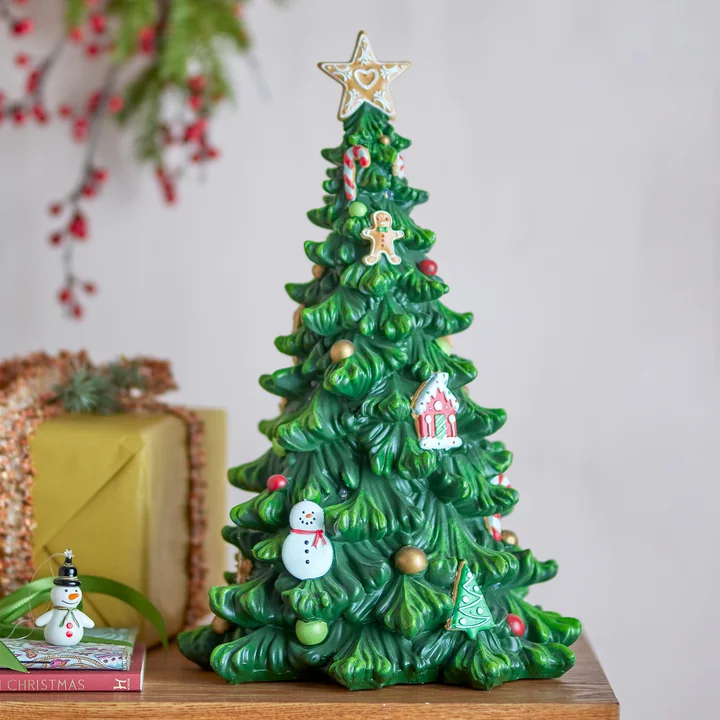Bloomingville - Eddy decoratieve kerstboom met licht, groen