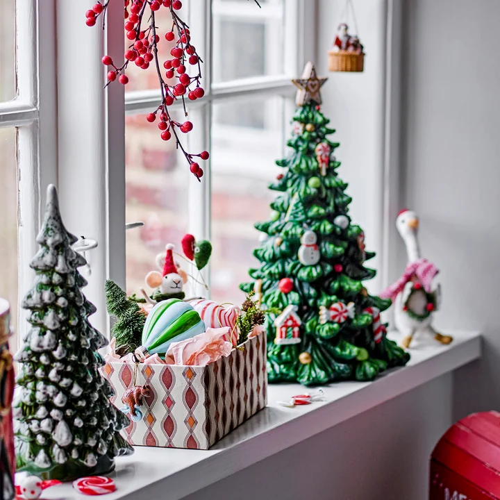 Bloomingville - Eddy decoratieve kerstboom met licht, groen