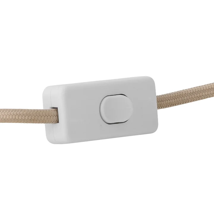 Bloomingville - Emmie Tafellamp, wit, schakelaar