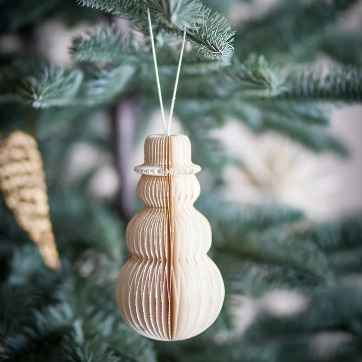 Bloomingville - Felip kerstbal, wit