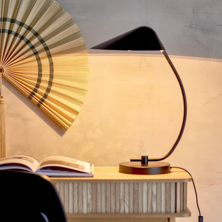 Bloomingville - Nisella Tafellamp, zwart