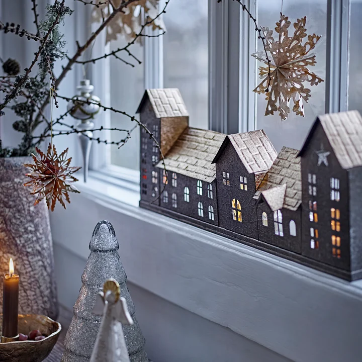 Bloomingville - Noeli theelichthouder, goud