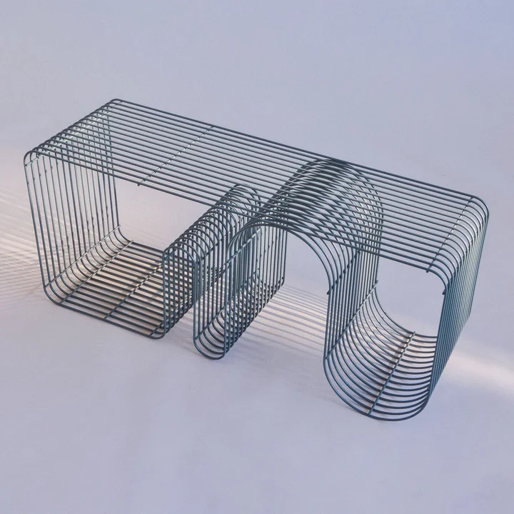 AYTM - Curva bank, stoffig blauw