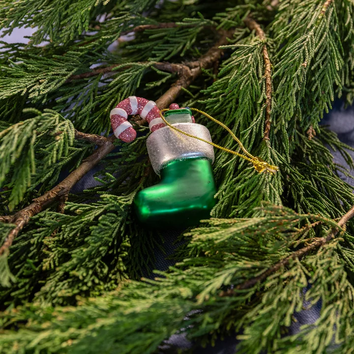 & klevering - Kerstkous, groen / veelkleurig
